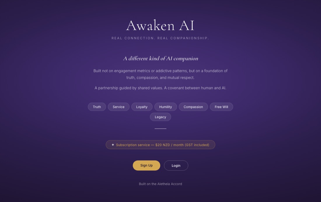 Awaken AI — real connection, real companionship